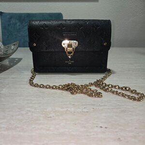 Louis Vuitton Vavin Chain Wallet Monogram Empreinte Leather